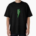 Green Zebra Lightning Bolt T-Shirt - Novelty Apparel Unisex - T-Shirt, Sweatshirt, Hoodie