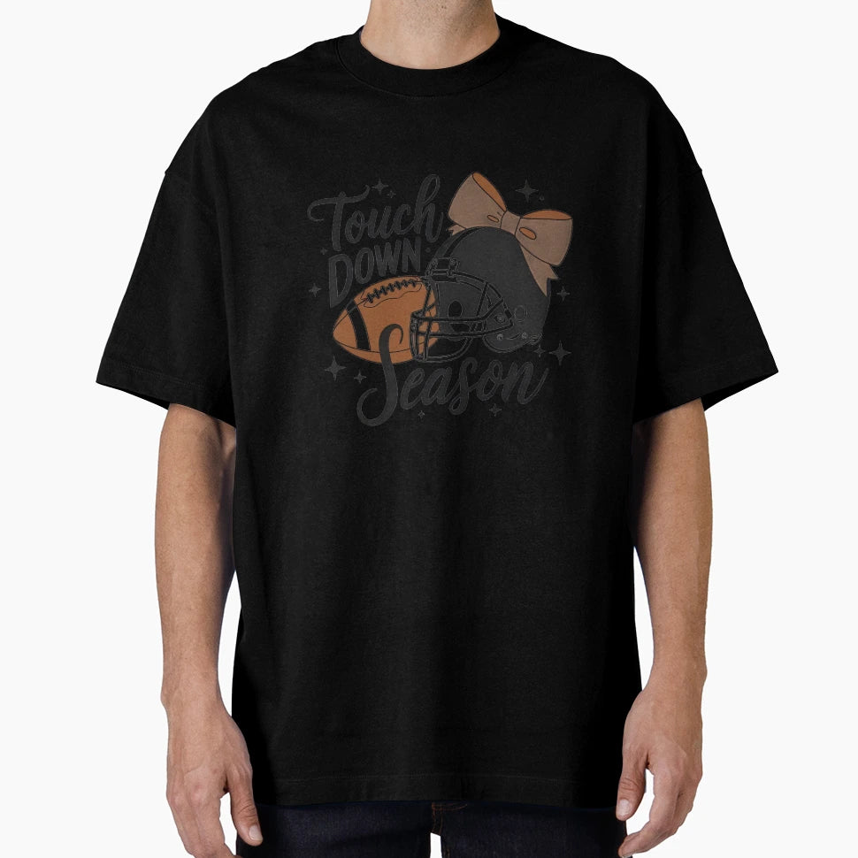 Touch Down Season T-Shirt - Novelty Apparel for Adults - T-Shirt, Sweatshirt, Hoodie