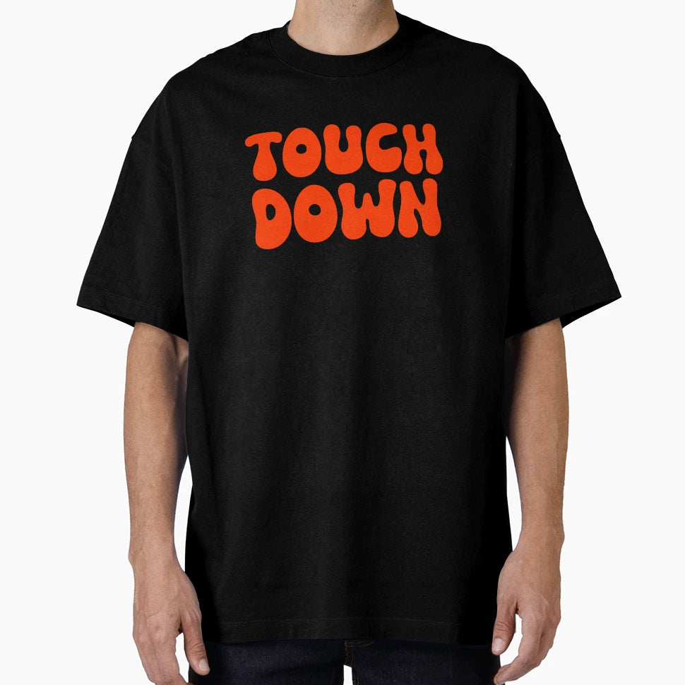 Touch Down Touchdown Orange T-Shirt - Custom Art Print for Adults - T-Shirt, Sweatshirt, Hoodie