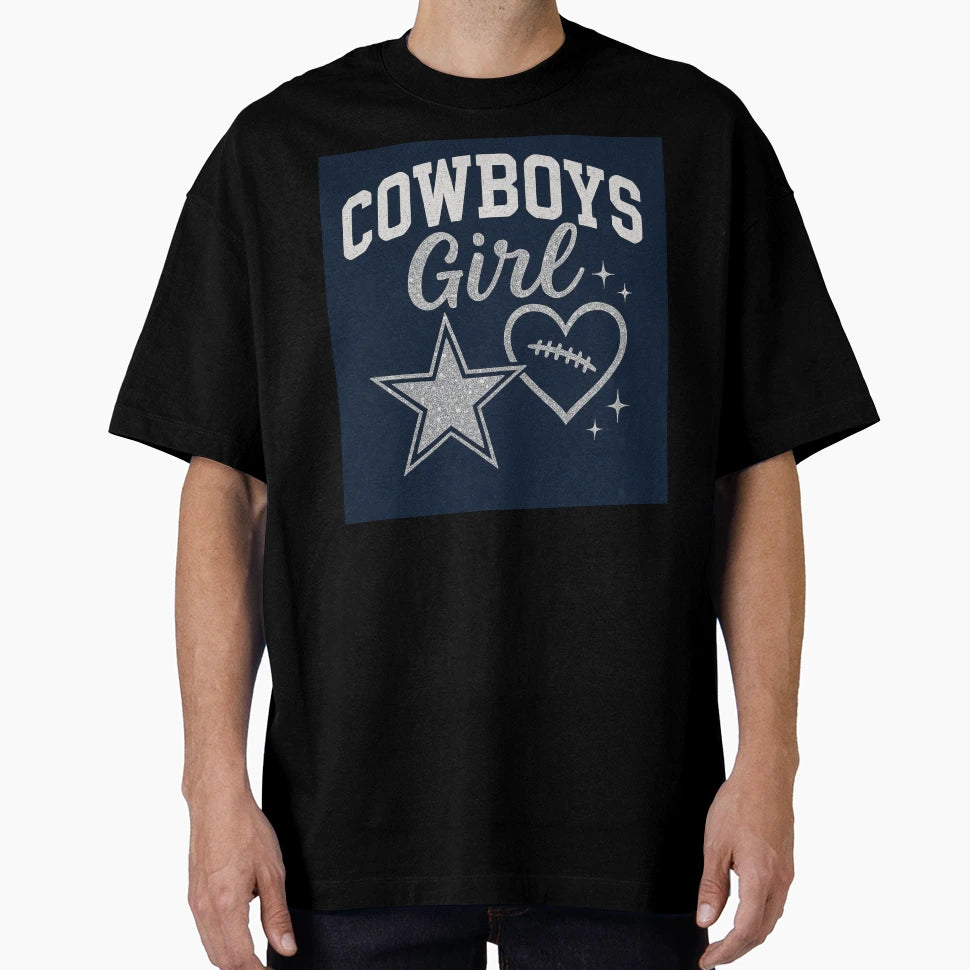 Football Girly T-Shirt - Aesthetic Graphic for Adults - T-Shirt, Sweatshirt, Hoodie