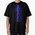 Blue Lightning T-Shirt - Trendy Graphic for Adults - T-Shirt, Sweatshirt, Hoodie