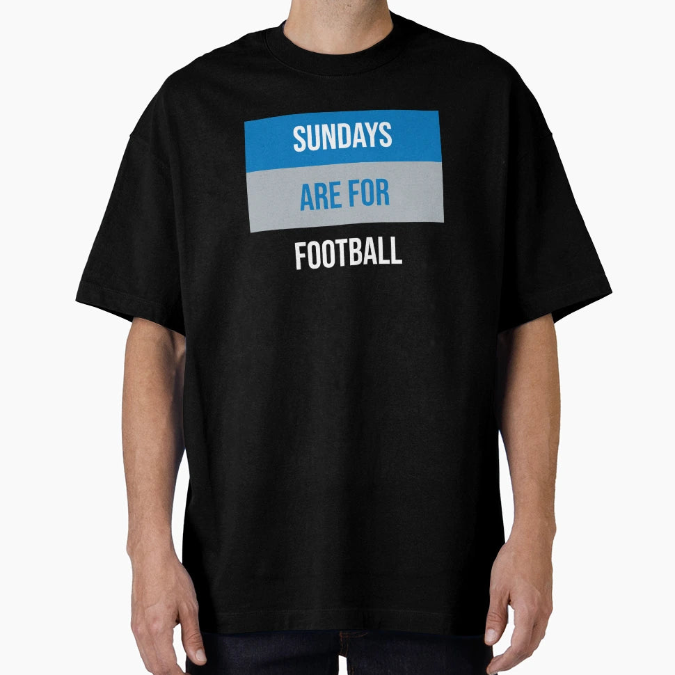 Sundays Are Football T-Shirt - Custom Art Print Unisex - T-Shirt, Sweatshirt, Hoodie