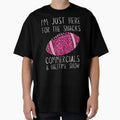 Im Just Here Commercials Snacks T-Shirt - Minimalist Print Men Women - T-Shirt, Sweatshirt, Hoodie