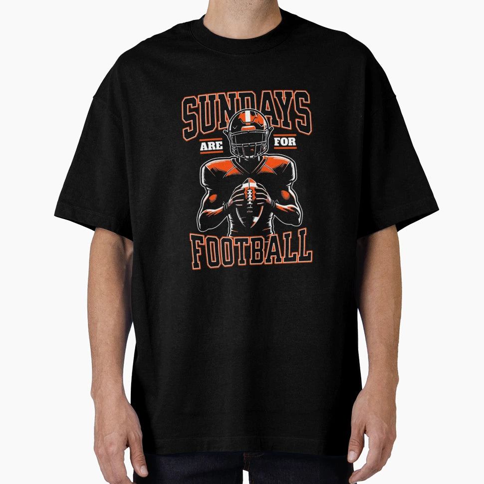 Sundays Are Football T-Shirt - Unique Graphic for Adults - T-Shirt, Sweatshirt, Hoodie