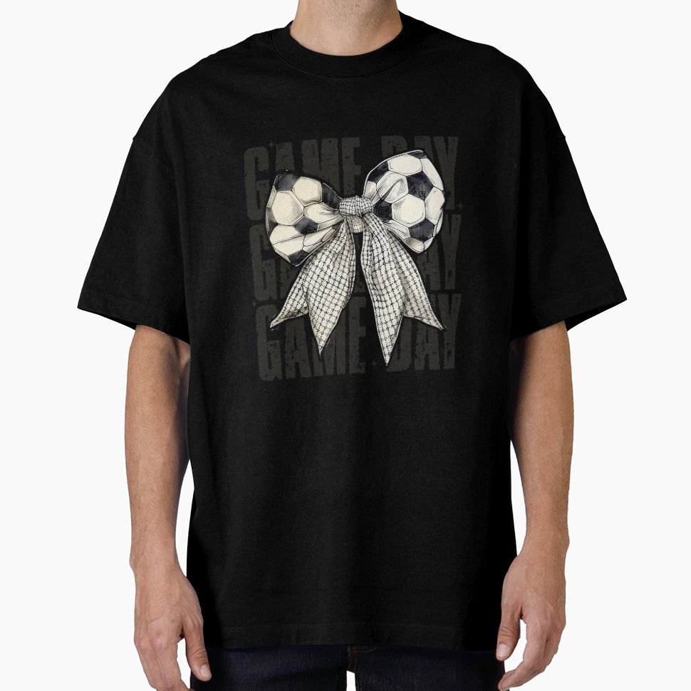 Soccer Bow Game Day T-Shirt - Streetwear Style Men Women - T-Shirt, Sweatshirt, Hoodie