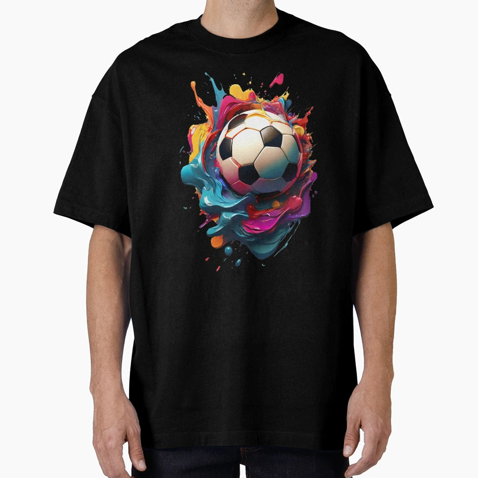 Chromatic Football T-Shirt - Aesthetic Graphic Unisex - T-Shirt, Sweatshirt, Hoodie