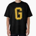 Monogram Red Yellow College House T-Shirt - Minimalist Print for Adults - T-Shirt, Sweatshirt, Hoodie