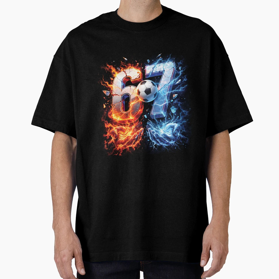67 Meme Soccer Funny Football Score T-Shirt - Graphic Print for Adults - T-Shirt, Sweatshirt, Hoodie