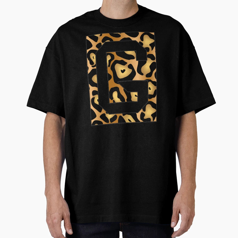 Letter G Jaguar Stencil Font T-Shirt - Aesthetic Graphic Men Women - T-Shirt, Sweatshirt, Hoodie