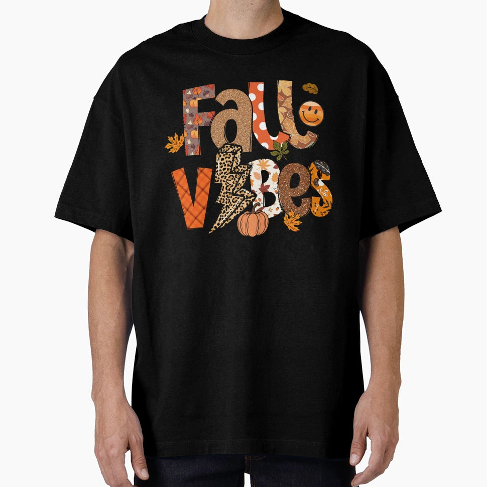 Fall Vibes T-Shirt - Streetwear Style for Adults - T-Shirt, Sweatshirt, Hoodie