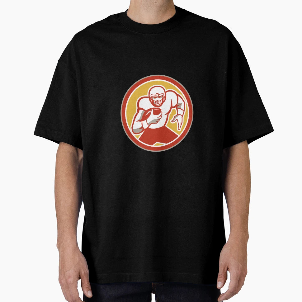 American Football Running Ball T-Shirt - Fun Novelty Design for Adults - T-Shirt, Sweatshirt, Hoodie