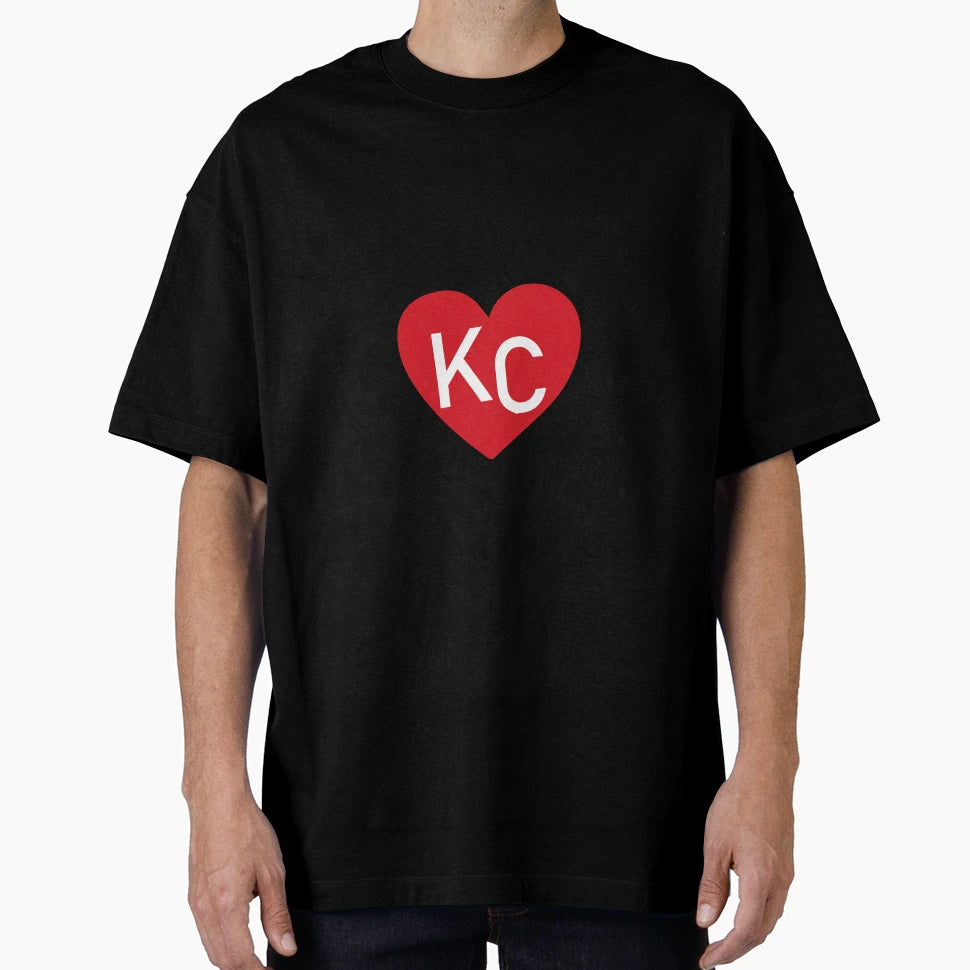 Kc Heart T-Shirt - Graphic Print Men Women - T-Shirt, Sweatshirt, Hoodie