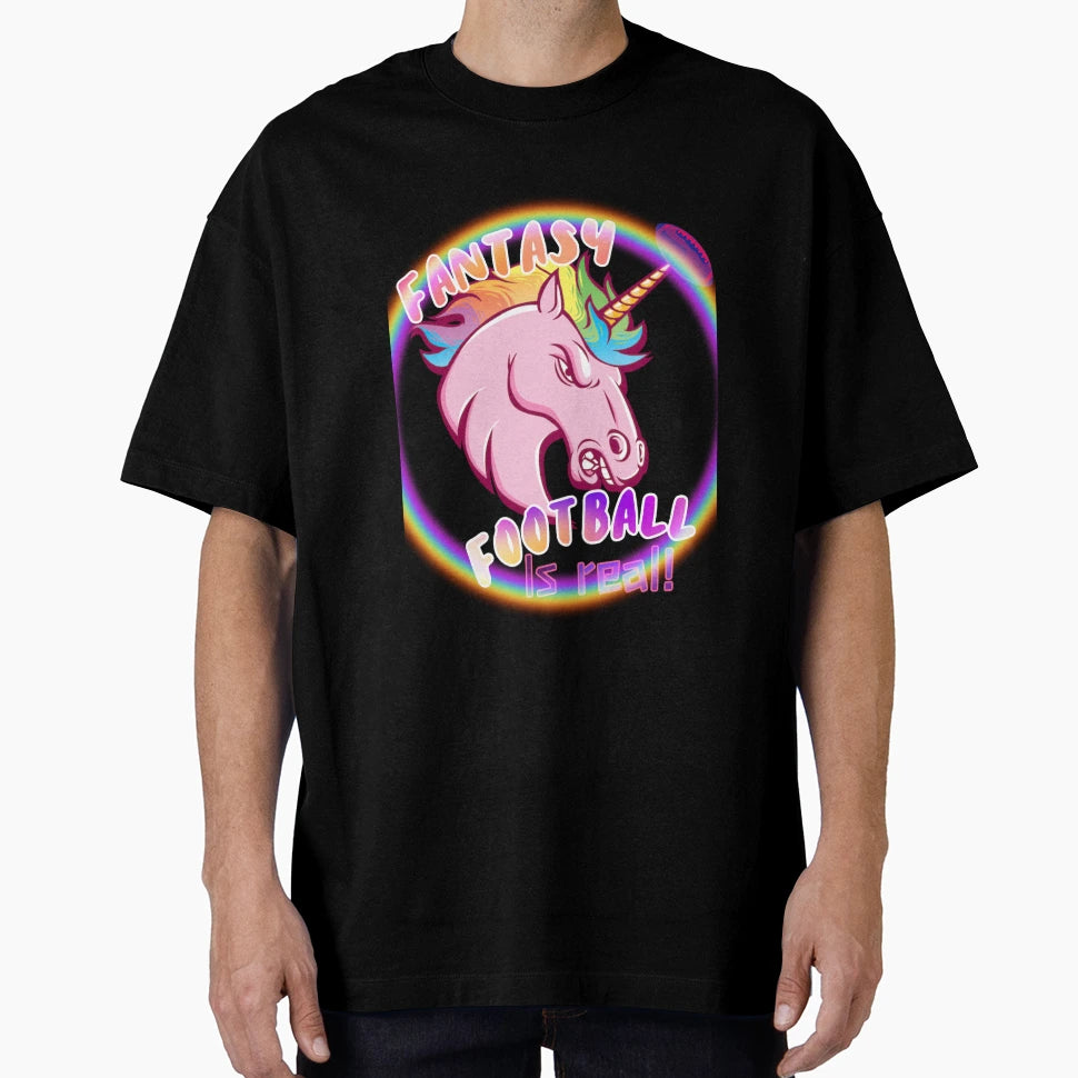 Fantasy Football Is Real T-Shirt - Graphic Print Men Women - T-Shirt, Sweatshirt, Hoodie