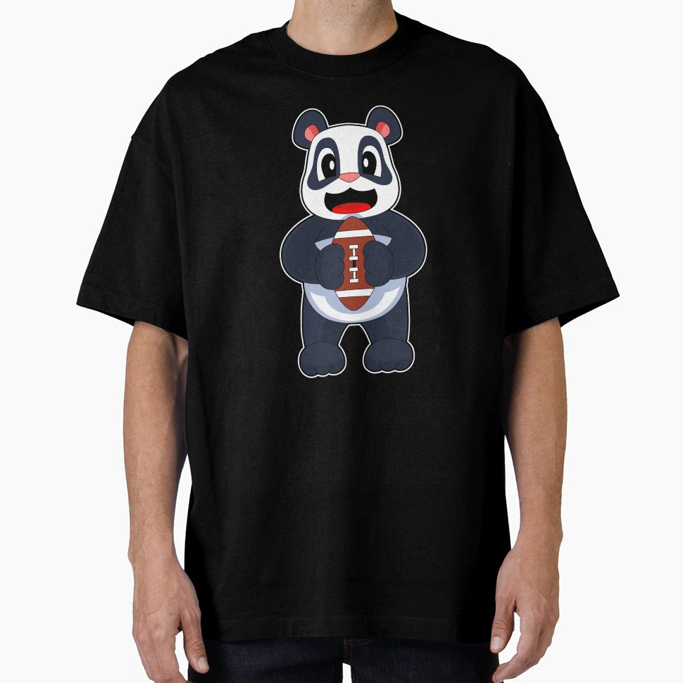 Panda American Football Sports T-Shirt - Fun Novelty Design Unisex - T-Shirt, Sweatshirt, Hoodie