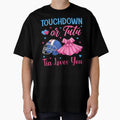 Touchdown Or Tutu Football T-Shirt - Trendy Graphic for Adults - T-Shirt, Sweatshirt, Hoodie