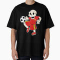Skeleton Soccer Sports T-Shirt - Aesthetic Graphic Men Women - T-Shirt, Sweatshirt, Hoodie