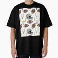 American Football Seamless Pattern T-Shirt - Aesthetic Graphic Unisex - T-Shirt, Sweatshirt, Hoodie