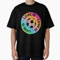Football Love Is T-Shirt - Aesthetic Graphic Unisex - T-Shirt, Sweatshirt, Hoodie