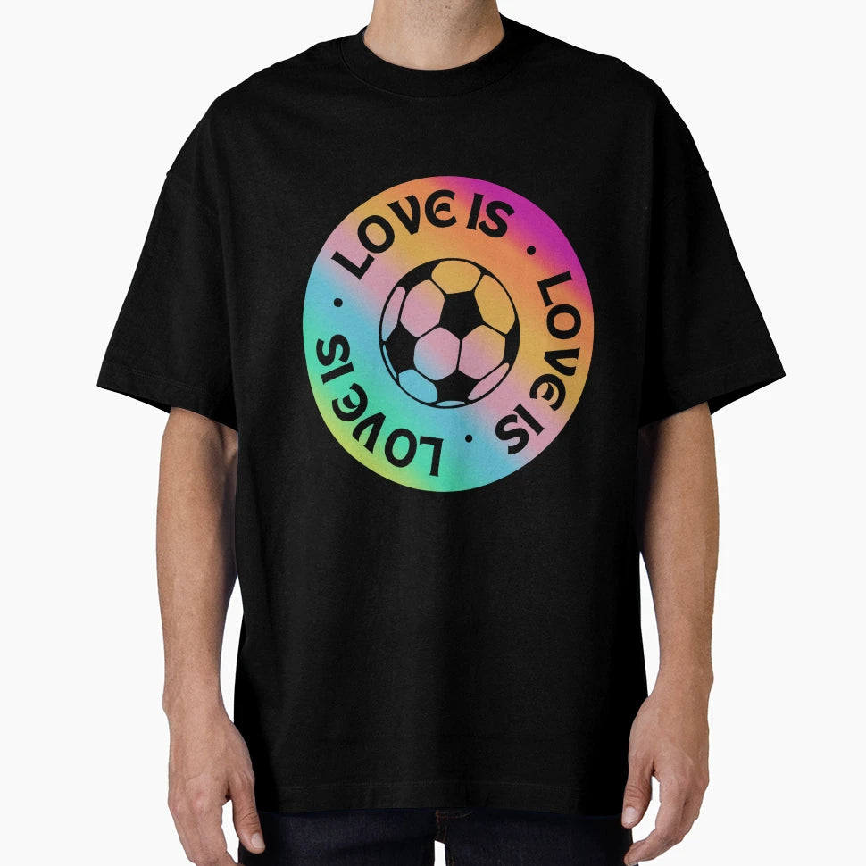 Football Love Is T-Shirt - Aesthetic Graphic Unisex - T-Shirt, Sweatshirt, Hoodie