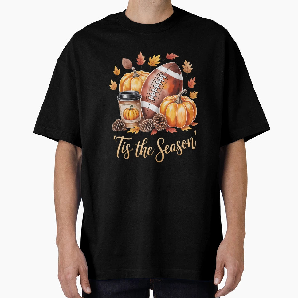 Tis Season Football Fall Season T-Shirt - Unique Graphic Men Women - T-Shirt, Sweatshirt, Hoodie