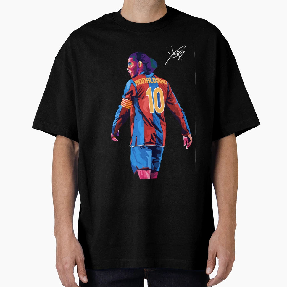 Ronaldinho Pop Art T-Shirt - Trendy Graphic for Adults - T-Shirt, Sweatshirt, Hoodie