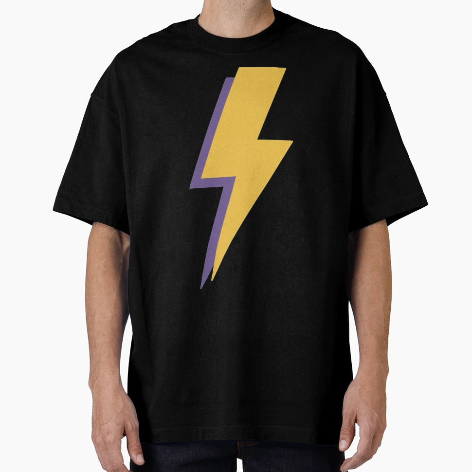 Purple Yellow Lightning Bolt T-Shirt - Aesthetic Graphic Men Women - T-Shirt, Sweatshirt, Hoodie
