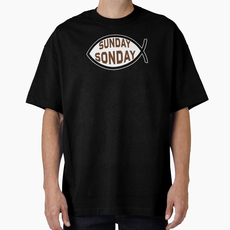 Sunday Sonday Ichthys Symbol T-Shirt - Novelty Apparel Men Women - T-Shirt, Sweatshirt, Hoodie