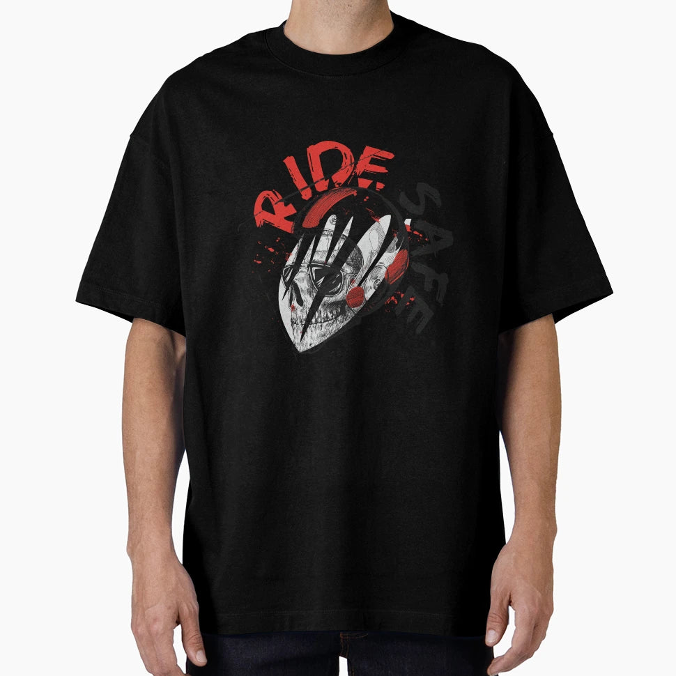 Ride Safe T-Shirt - Minimalist Print for Adults - T-Shirt, Sweatshirt, Hoodie