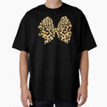 Sweet And Sassy Big Cheetah Bow T-Shirt - Fun Novelty Design Unisex - T-Shirt, Sweatshirt, Hoodie