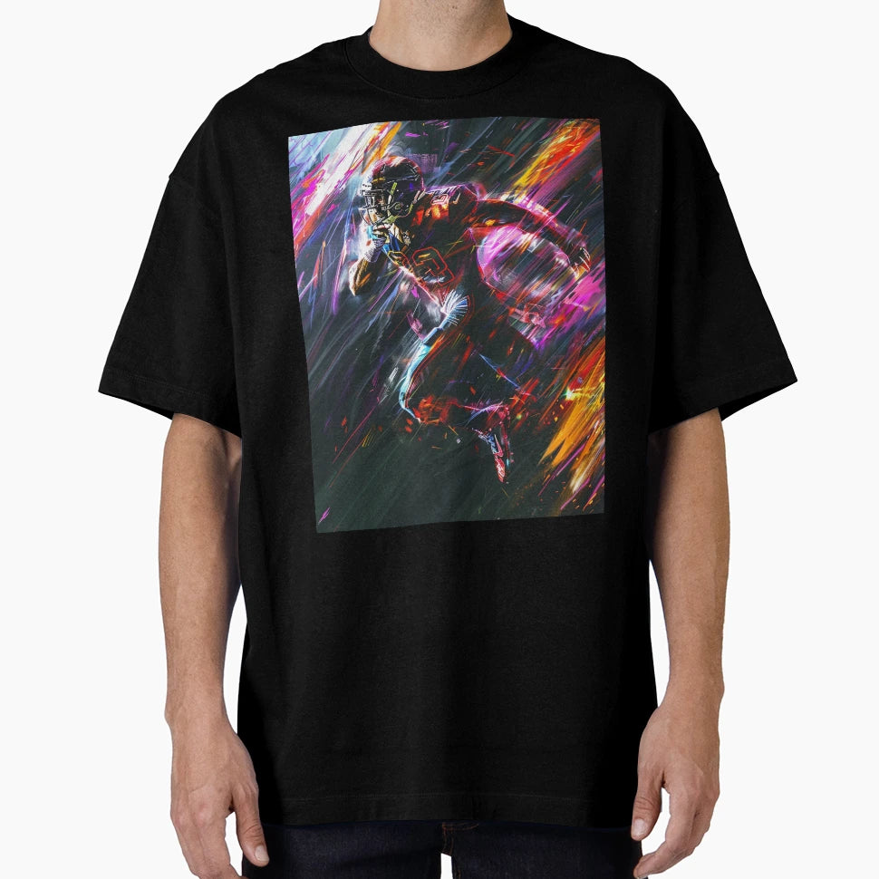 Hyperdrive Handoff Electric Gridiron T-Shirt - Unique Graphic Unisex - T-Shirt, Sweatshirt, Hoodie
