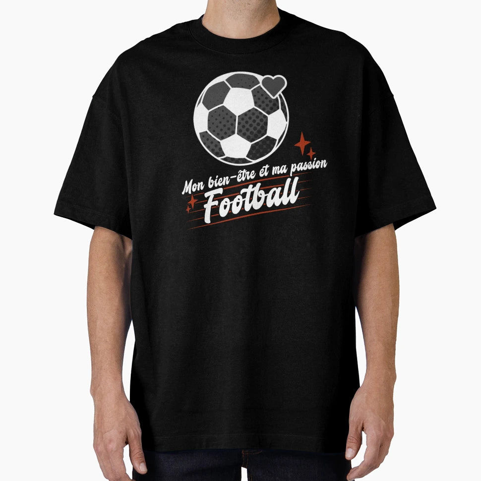Football My Well Being And My Passion T-Shirt - Custom Art Print Men Women - T-Shirt, Sweatshirt, Hoodie