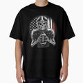 Skull American Football Player Dark T-Shirt - Graphic Print for Adults - T-Shirt, Sweatshirt, Hoodie