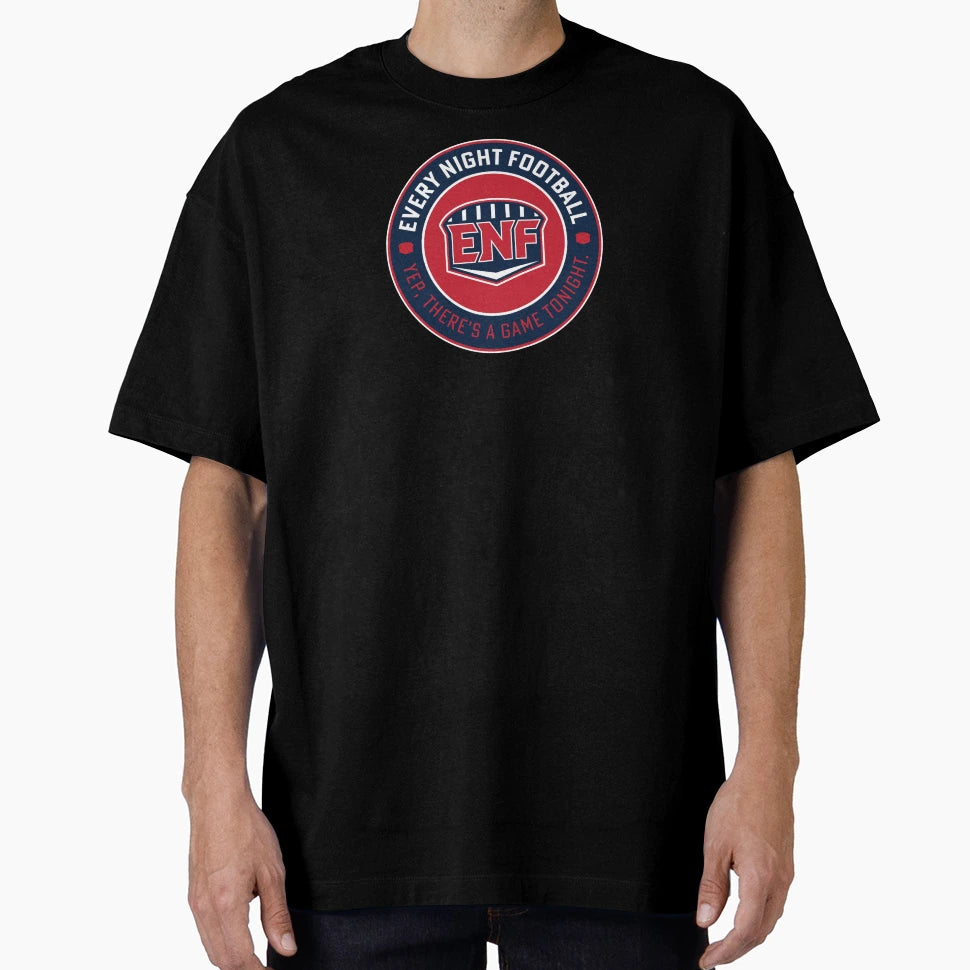 Every Night Football Circular Slogan T-Shirt - Custom Art Print Unisex - T-Shirt, Sweatshirt, Hoodie