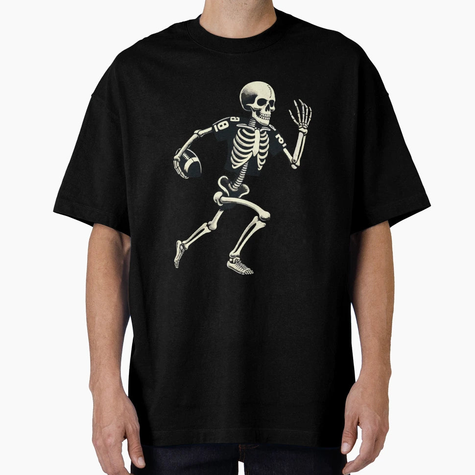 Costume Skeleton Halloween Futtball T-Shirt - Unique Graphic Unisex - T-Shirt, Sweatshirt, Hoodie
