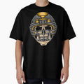 Skull Football Helmet Illustration T-Shirt - Trendy Graphic for Adults - T-Shirt, Sweatshirt, Hoodie