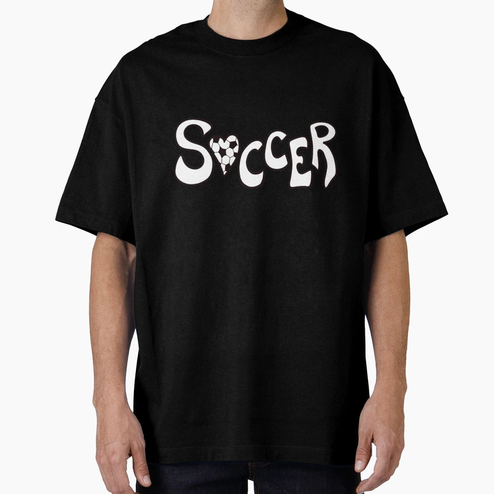 Soccer Love White T-Shirt - Aesthetic Graphic Men Women - T-Shirt, Sweatshirt, Hoodie