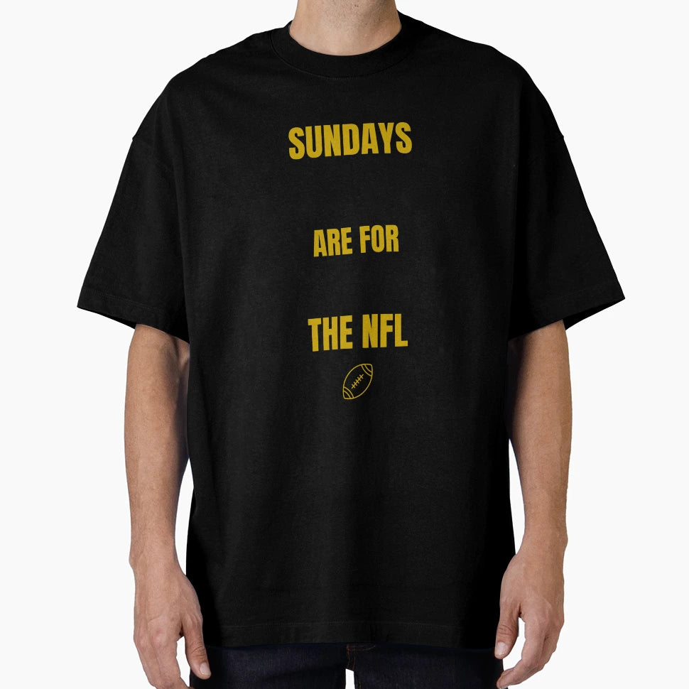 Sundays Are Nfl Custom Matching Dad T-Shirt - Novelty Apparel for Adults - T-Shirt, Sweatshirt, Hoodie