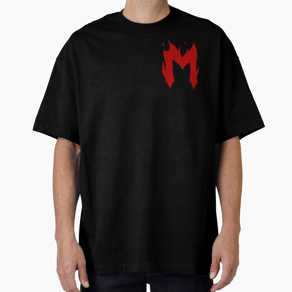 Fire M T-Shirt - Streetwear Style for Adults - T-Shirt, Sweatshirt, Hoodie