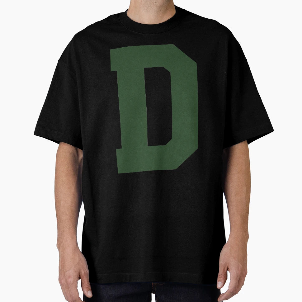 Alphabet Green D Sports Letter D T-Shirt - Graphic Print Men Women - T-Shirt, Sweatshirt, Hoodie