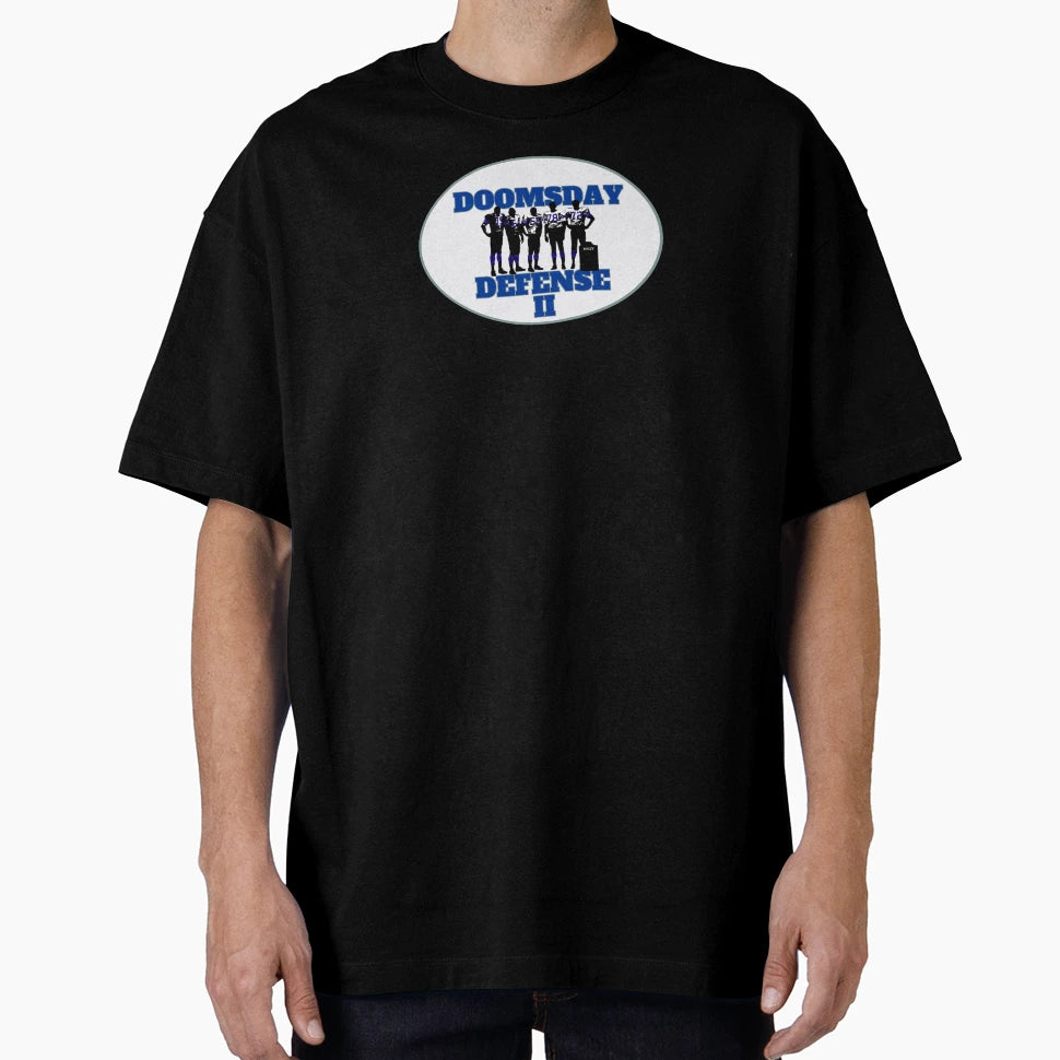 Doomsday Defense Ii Dallas Silver T-Shirt - Aesthetic Graphic for Adults - T-Shirt, Sweatshirt, Hoodie