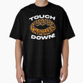 Touchdown Fierce Leopard Football T-Shirt - Novelty Apparel Unisex - T-Shirt, Sweatshirt, Hoodie