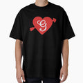 Red Heart Letter G T-Shirt - Novelty Apparel Men Women - T-Shirt, Sweatshirt, Hoodie