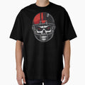 Scary Skull American Football Helmet T-Shirt - Fun Novelty Design Unisex - T-Shirt, Sweatshirt, Hoodie