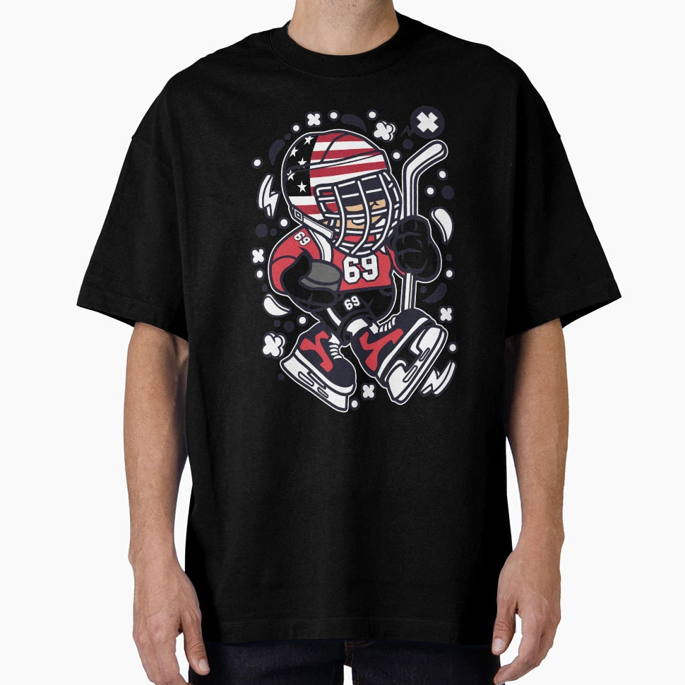 Hockey Player T-Shirt - Casual Everyday Wear for Adults - T-Shirt, Sweatshirt, Hoodie