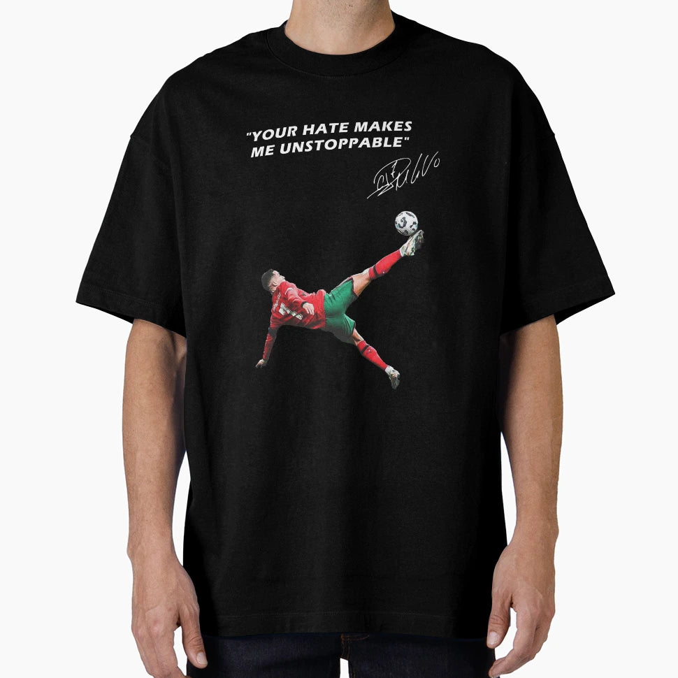 Cristiano Ronaldo Footballer T-Shirt - Streetwear Style Men Women - T-Shirt, Sweatshirt, Hoodie