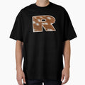 Deer Fur Texture Letter R T-Shirt - Graphic Print Unisex - T-Shirt, Sweatshirt, Hoodie