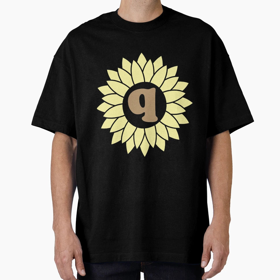 Q Sunflower T-Shirt - Custom Art Print Men Women - T-Shirt, Sweatshirt, Hoodie