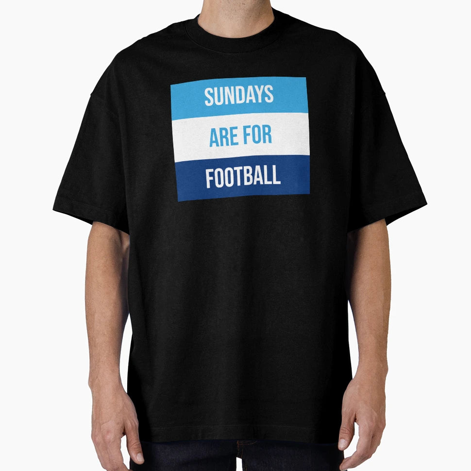 Sundays Are Football T-Shirt - Minimalist Print Men Women - T-Shirt, Sweatshirt, Hoodie