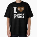 I Love Sunday Funday Football T-Shirt - Unique Graphic Unisex - T-Shirt, Sweatshirt, Hoodie