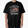 Im Just Here Snacks Football Sports T-Shirt - Unique Graphic for Adults - T-Shirt, Sweatshirt, Hoodie